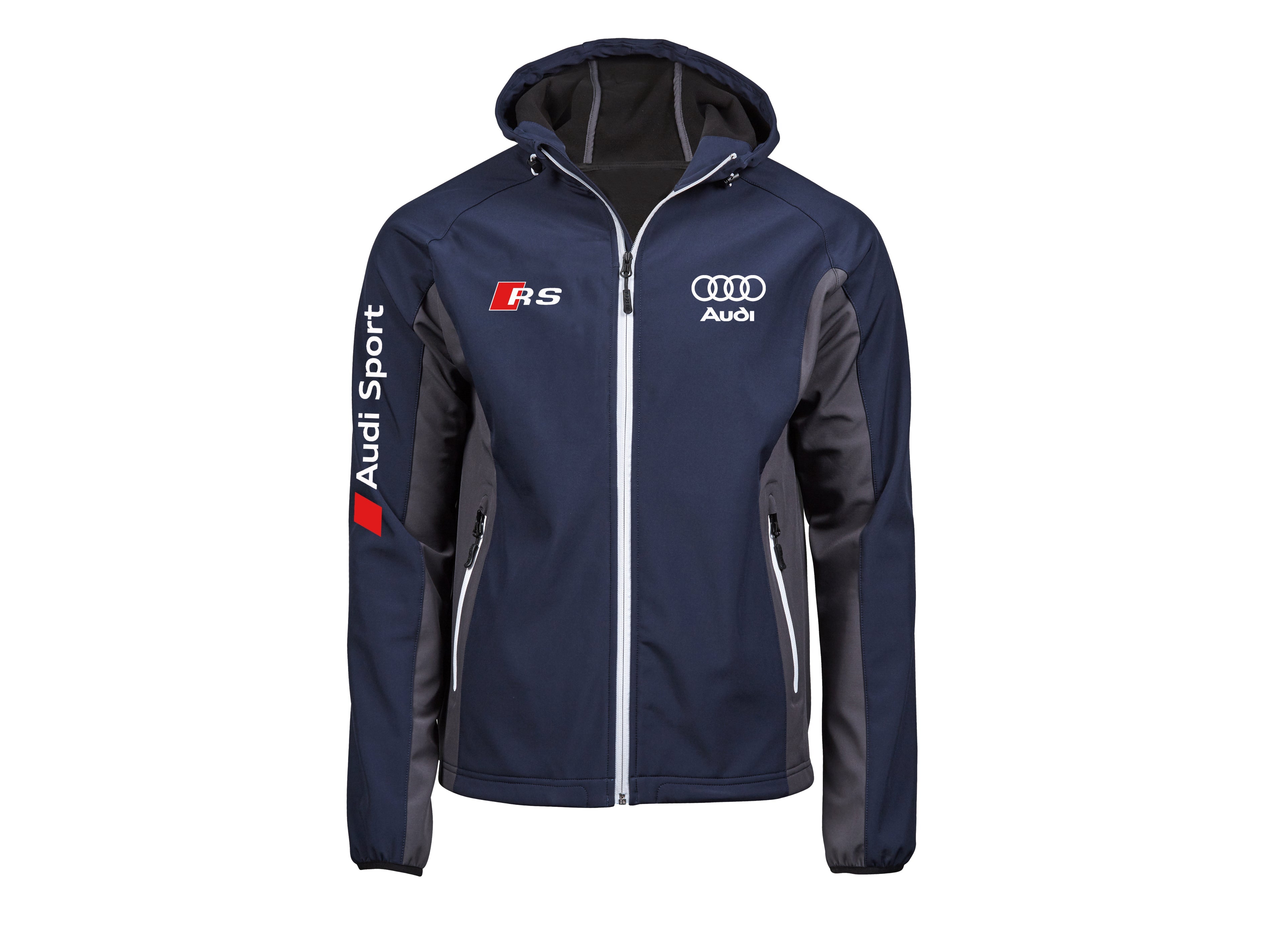 Veste softshell bicolore avec capuche Audi